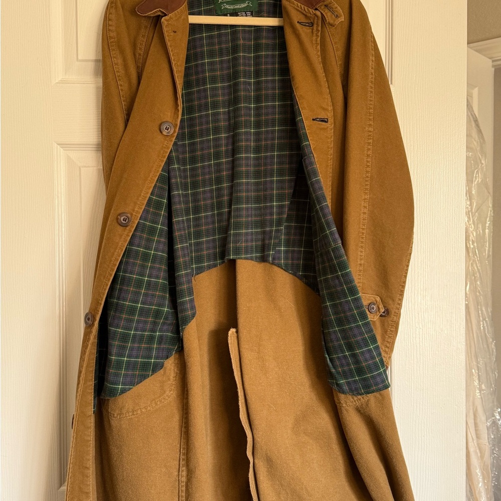 Women’s Duster Canvas Coat - Picture 5 of 6